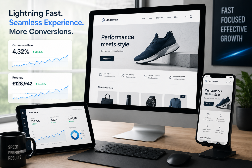 increase online sales with fast website performance